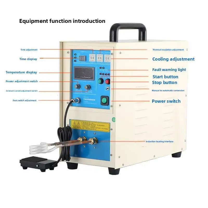 Small Handheld Machine Quenching Annealing Tempering Melting Heating Equipment High Frequency Induction
Small Handheld Machine Quenching Annealing Tempering Melting Heating Equipment High Frequency Induction
