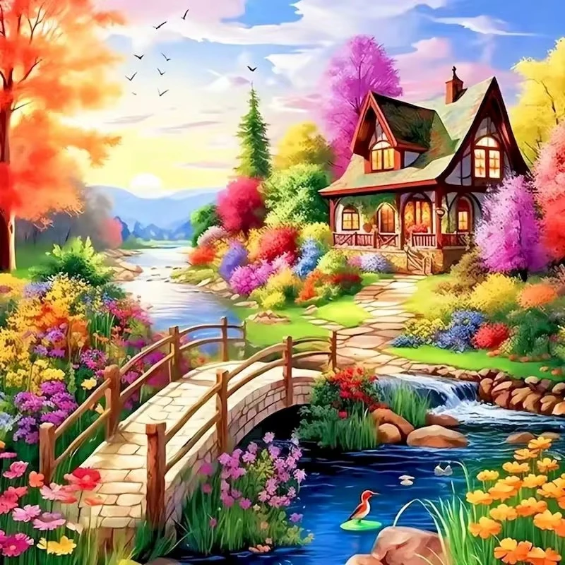 1000/500 PCS Dreamy Garden Scenery Home Decor Games Landscape Puzzles Educational Toys Birthday Gifts
1000/500 PCS Dreamy Garden Scenery Home Decor Games Landscape Puzzles Educational Toys Birthday Gifts