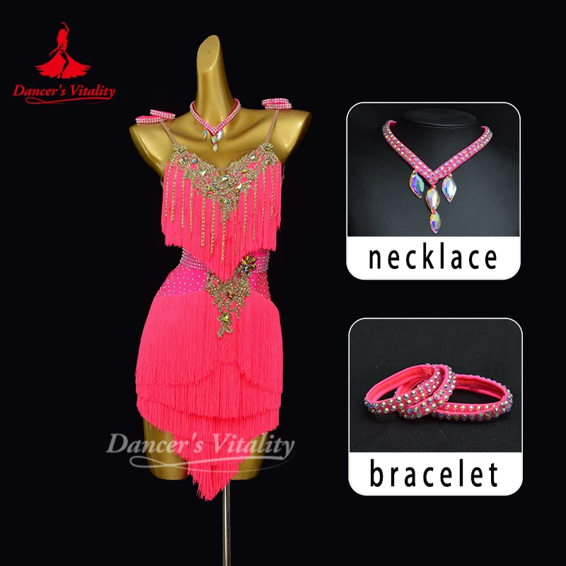 Latin Dance Competition Dresses Customized High Luxury Water Diamond Sexy Backless Dress Adult and Children Performance Costume
Latin Dance Competition Dresses Customized High Luxury Water Diamond Sexy Backless Dress Adult and Children Performance Costume