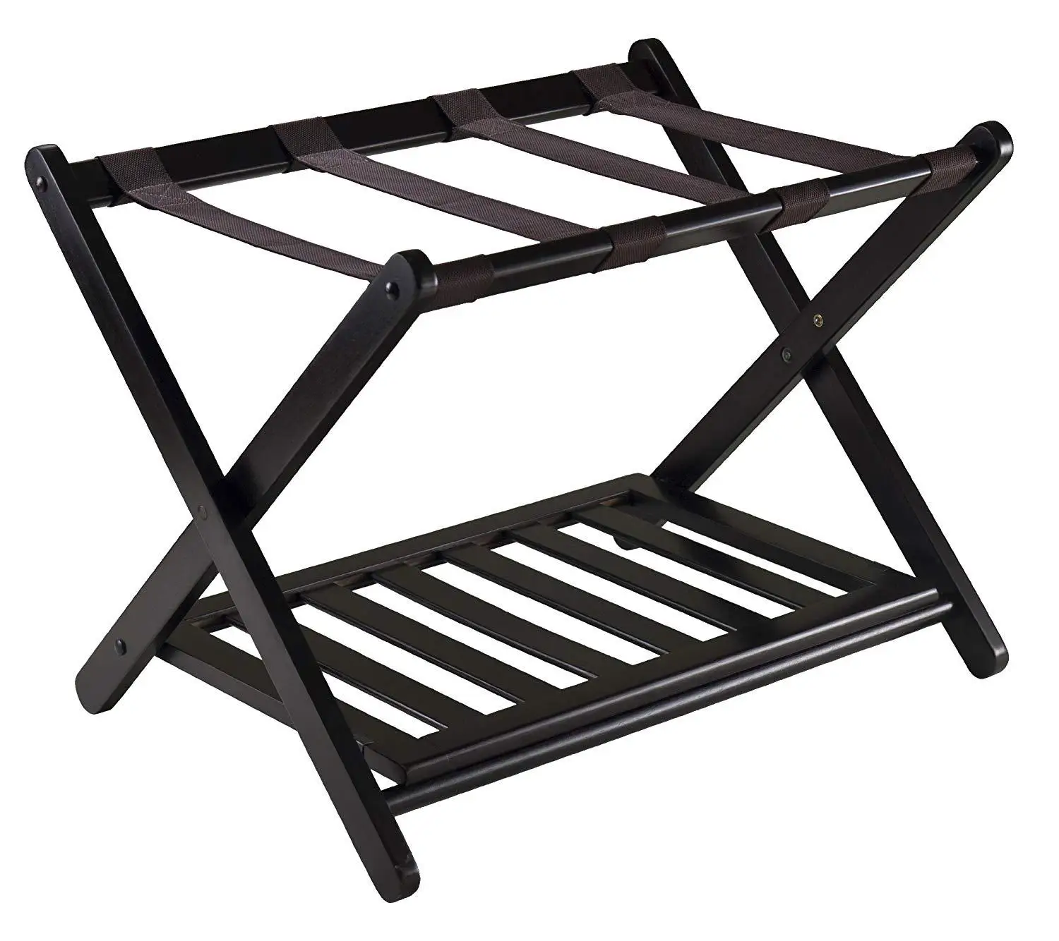 Modern Practical Home Shelves Hotel Bamboo Wood Double Folding Luggage Rack Holder With Stand
Modern Practical Home Shelves Hotel Bamboo Wood Double Folding Luggage Rack Holder With Stand