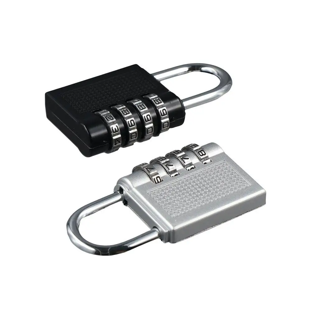 Portable 4 Digits Password Lock Security Anti-theft Combination Padlock Changeabl Waterproof Code Padlock Outdoor