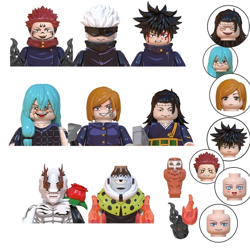 Blind Box Jujutsu Kaisen Building Blocks Japan Anime Itadori Yuji Gojo Satoru Ryomen Cosplay Ornament Collectible Birthday Gift
Blind Box Jujutsu Kaisen Building Blocks Japan Anime Itadori Yuji Gojo Satoru Ryomen Cosplay Ornament Collectible Birthday Gift