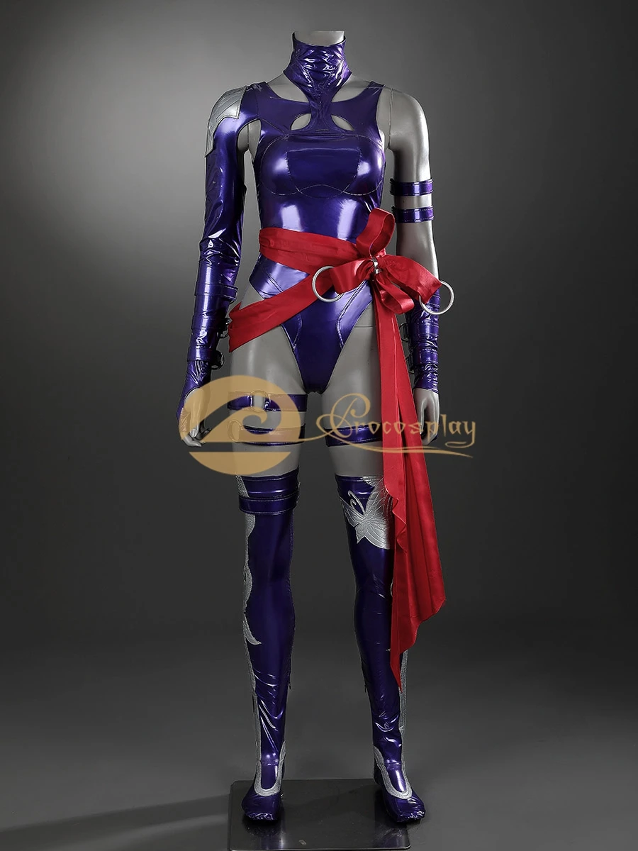Psylocke Cosplay Costume Women Bright Purple Sexy Jumpsuit Halloween Outfit C09358
Psylocke Cosplay Costume Women Bright Purple Sexy Jumpsuit Halloween Outfit C09358
