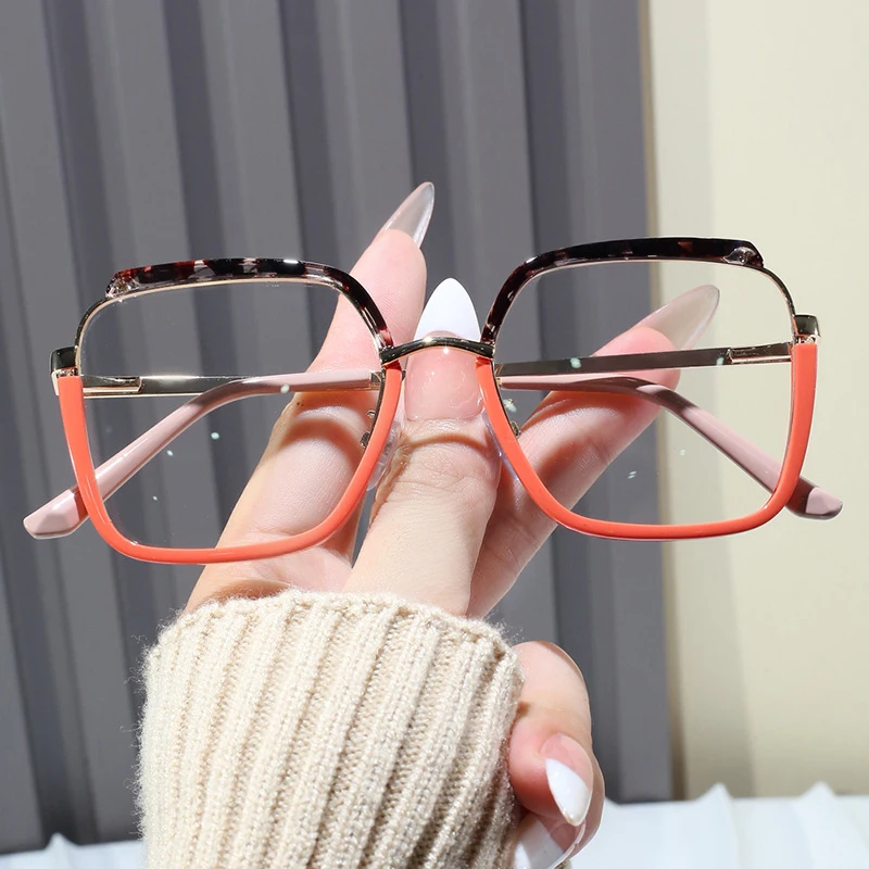 New Women TR90 Irregular Square Patchwork Fashion Anti Blue Light Myopia Glasses Ladies Nearsighted Shortsighted Spectacles 0~-6
New Women TR90 Irregular Square Patchwork Fashion Anti Blue Light Myopia Glasses Ladies Nearsighted Shortsighted Spectacles 0~-6