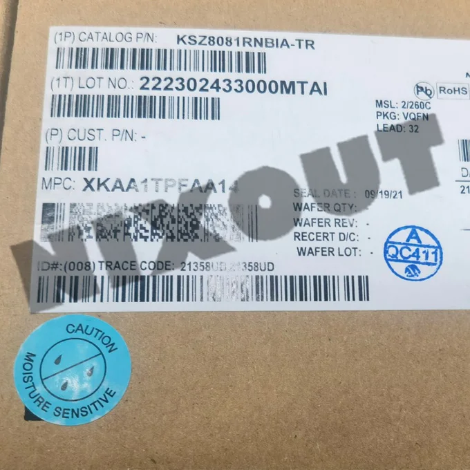 10 шт. ~ 50 шт./лот KSZ8081RNBIA-TR KSZ8081RNBIA KSZ8081 QFN32 обязательства на 100% новый оригинальный
10 шт. ~ 50 шт./лот KSZ8081RNBIA-TR KSZ8081RNBIA KSZ8081 QFN32 обязательства на 100% новый оригинальный
