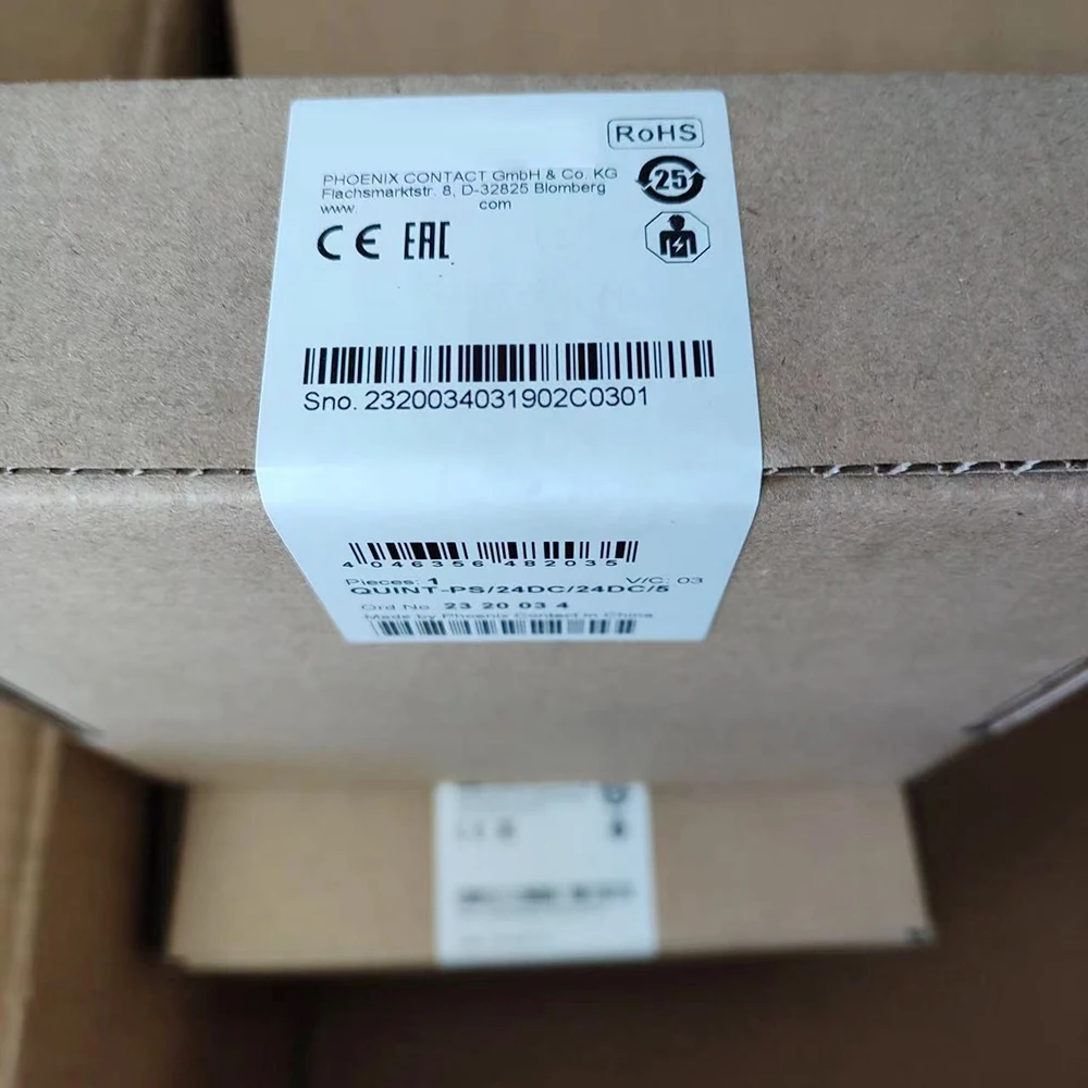 Новый 2320034 QUINT-PS/24DC/24DC/5 QUINT POWER DC/DC преобразователь 24 В постоянного тока/5 А для Phoenix
Новый 2320034 QUINT-PS/24DC/24DC/5 QUINT POWER DC/DC преобразователь 24 В постоянного тока/5 А для Phoenix