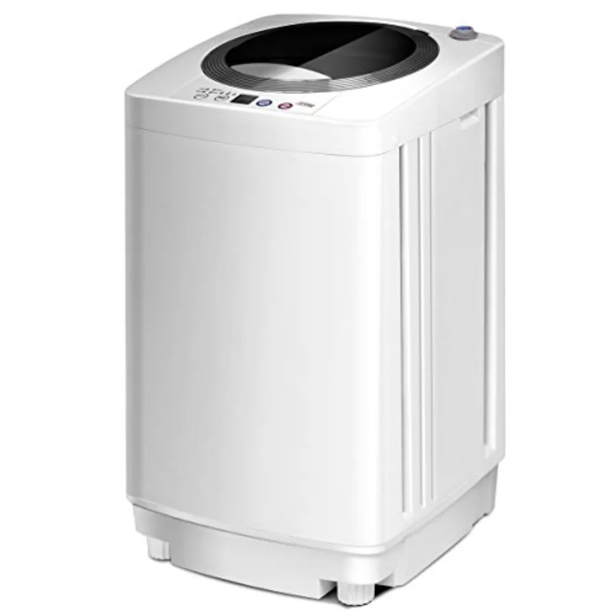 Portable washing machine for home, dorm, apartment, RV, camping; plastic body; white; full-automatic with 8 lbs capacity, 6 pro
Portable washing machine for home, dorm, apartment, RV, camping; plastic body; white; full-automatic with 8 lbs capacity, 6 pro