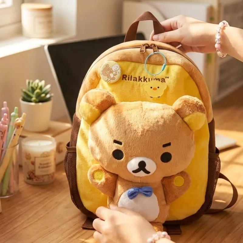 Kawaii Rilakkuma Plush Backpack Cartoon Large Capacity Student Stuffed Doll School Bag For Teen Girls Travel Gift
Kawaii Rilakkuma Plush Backpack Cartoon Large Capacity Student Stuffed Doll School Bag For Teen Girls Travel Gift
