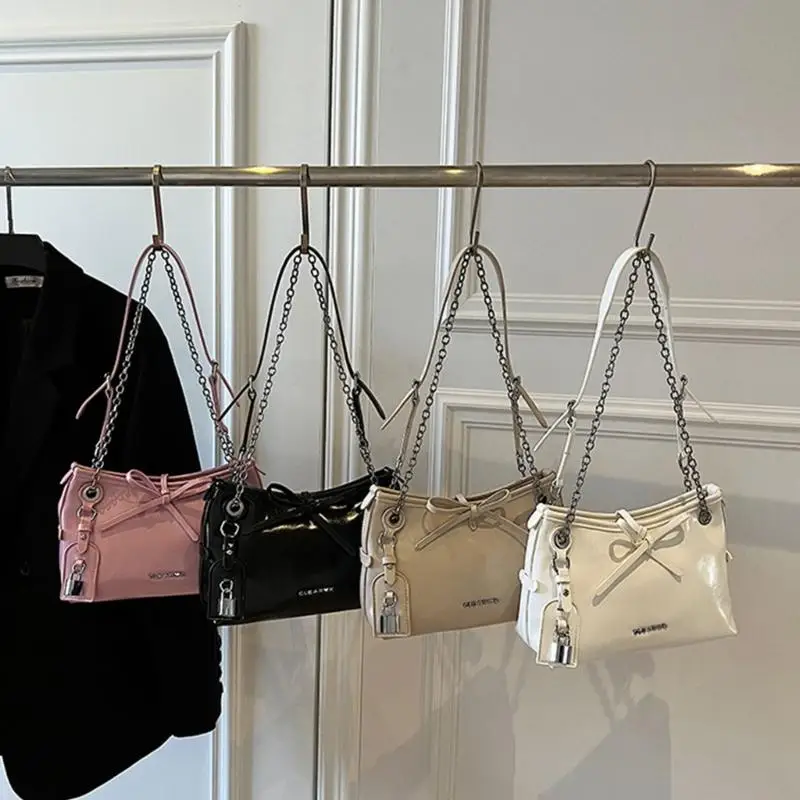 Stylish Bows Accent Handbag Spacious Interior Double Carry Option Shoulder Bag
Stylish Bows Accent Handbag Spacious Interior Double Carry Option Shoulder Bag