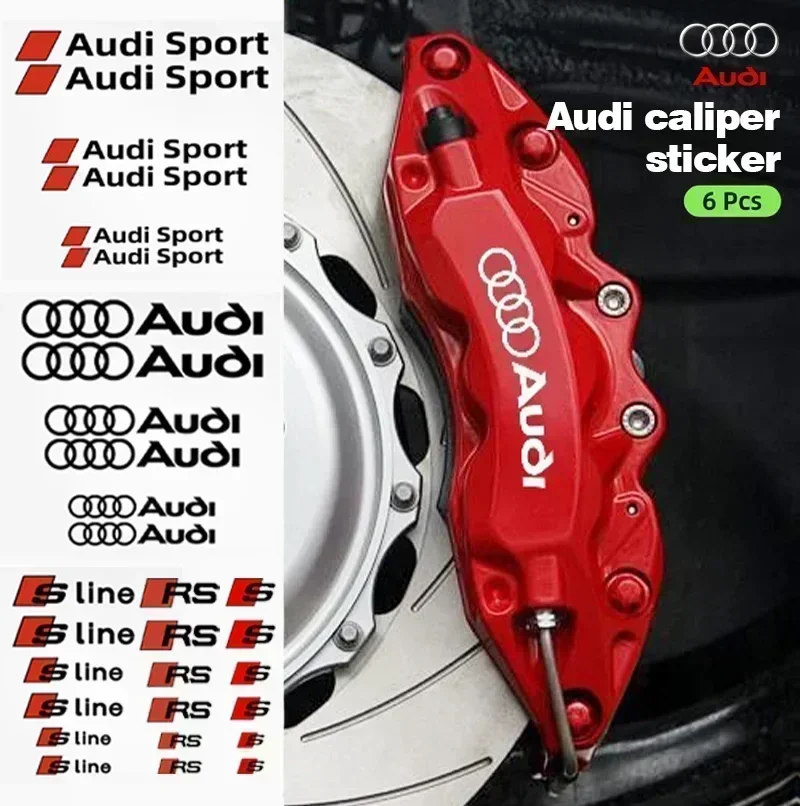 6Pcs/set Car Caliper Cover Vinyl Sticker Auto Decoration for Audi A1 A3 A4 A5 A6 A7 A8 Q2 Q3 Q5 Q7 TT S line S3 S4 S5 S6 R8 RS
6Pcs/set Car Caliper Cover Vinyl Sticker Auto Decoration for Audi A1 A3 A4 A5 A6 A7 A8 Q2 Q3 Q5 Q7 TT S line S3 S4 S5 S6 R8 RS