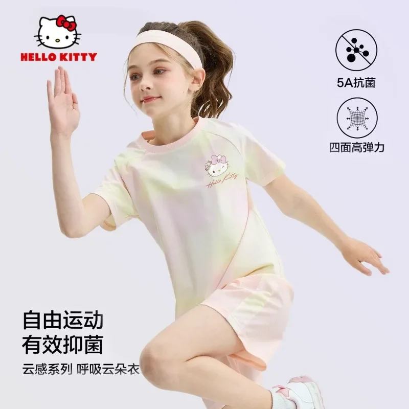 Hello Kitty Anime Kawaii Sanrio Sweet Short Sleeve Shirt Pants Set Cute Cartoon Ins Fashion Casual Baby Clothes Gifts for Kids
Hello Kitty Anime Kawaii Sanrio Sweet Short Sleeve Shirt Pants Set Cute Cartoon Ins Fashion Casual Baby Clothes Gifts for Kids