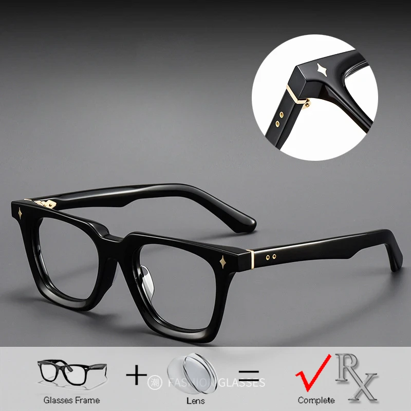 Square Doctor With Prescription Glasses Men Acetate 1.74 Optical Photochromic Eyeglasses Multifocal Progressivec Eyewear Retro
Square Doctor With Prescription Glasses Men Acetate 1.74 Optical Photochromic Eyeglasses Multifocal Progressivec Eyewear Retro