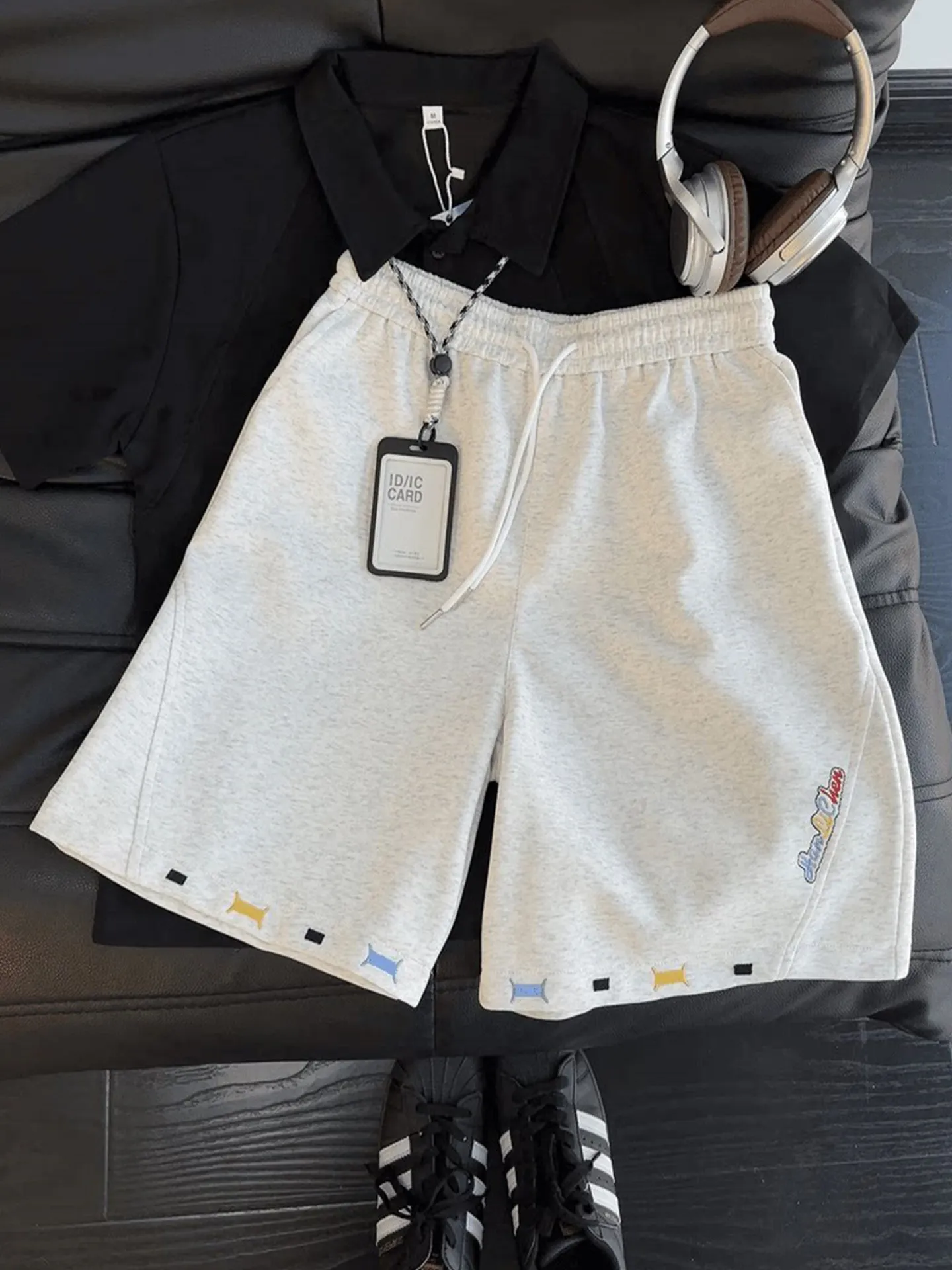 Casual American Embroidered Basketball Shorts Men's Summer Loose Fit Youth Versatile Shorts Loose Waist Straight Leg
Casual American Embroidered Basketball Shorts Men's Summer Loose Fit Youth Versatile Shorts Loose Waist Straight Leg