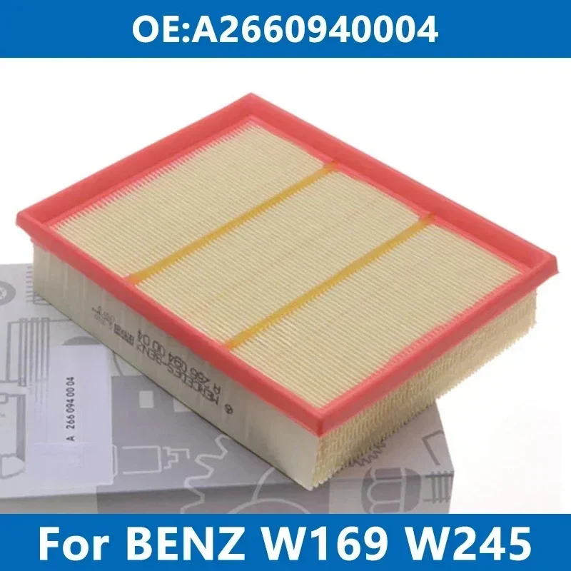Car Engine Air Filter A2660940004 For Mercedes Benz W169 W245 A150 A160 A170 A180 A200 B170 B180 NGT B200 M266
Car Engine Air Filter A2660940004 For Mercedes Benz W169 W245 A150 A160 A170 A180 A200 B170 B180 NGT B200 M266