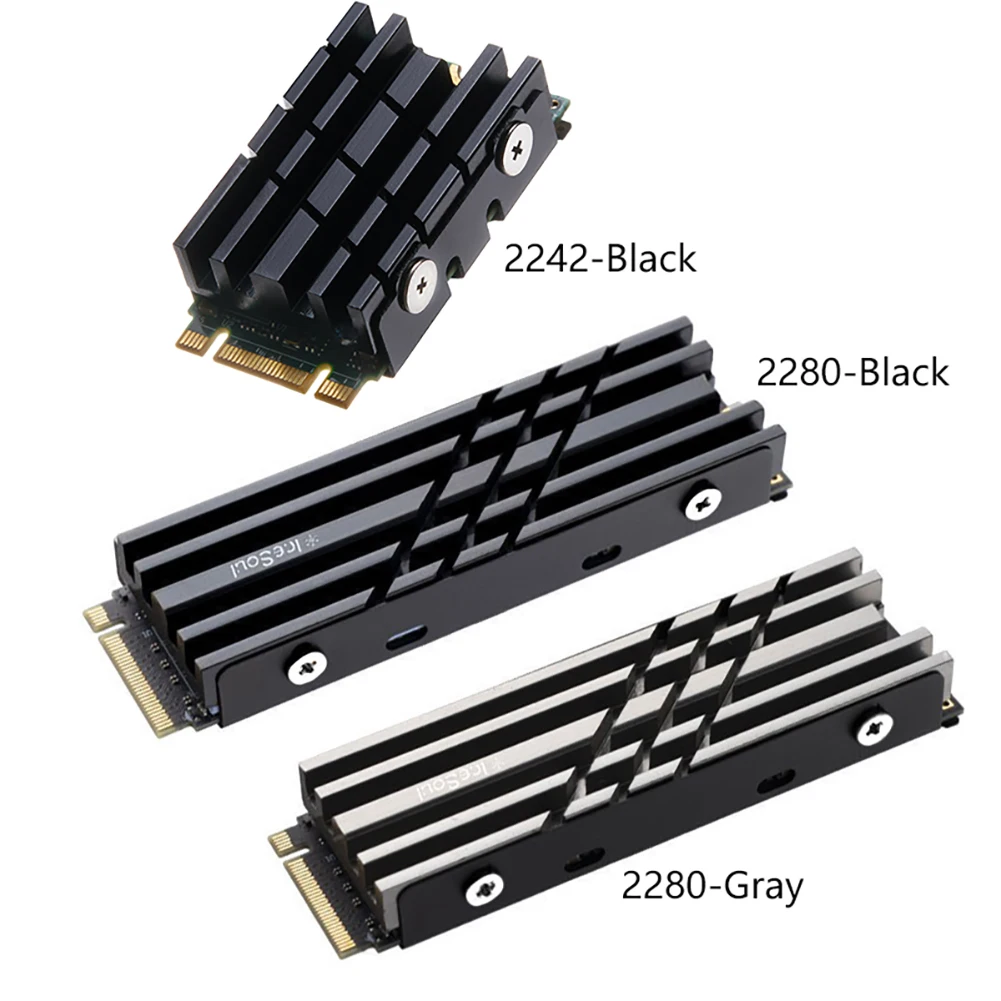 Aluminum Alloy M.2 SSD Heatsink PC Accessories CNC Solid State Hard Disk Radiator Double-sided Thermal Pad Replacement for
Aluminum Alloy M.2 SSD Heatsink PC Accessories CNC Solid State Hard Disk Radiator Double-sided Thermal Pad Replacement for