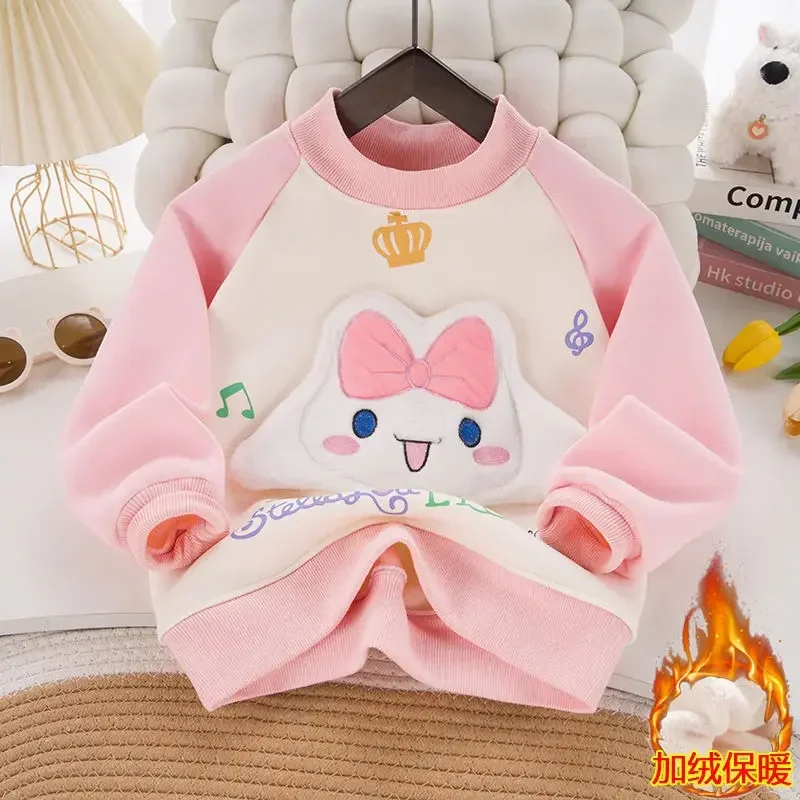 Hoodie for boys and girls with thick Cinnamoroll Ollie velvet half high collar with foreign fashion children
Hoodie for boys and girls with thick Cinnamoroll Ollie velvet half high collar with foreign fashion children