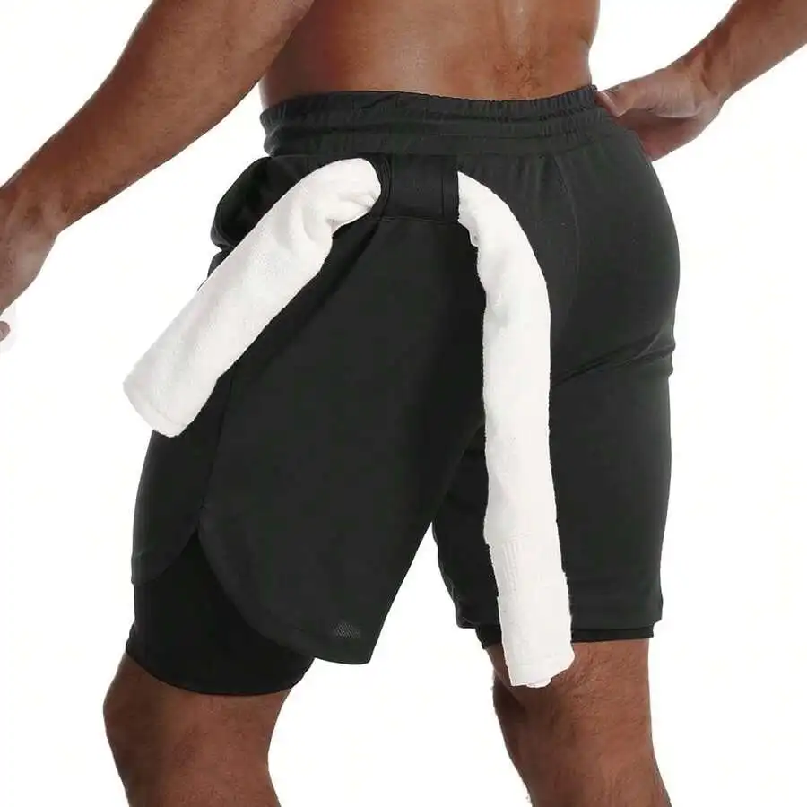 Mens 2-In-1 Quick Dry Running Shorts With Side Pockets For Fitness
Mens 2-In-1 Quick Dry Running Shorts With Side Pockets For Fitness