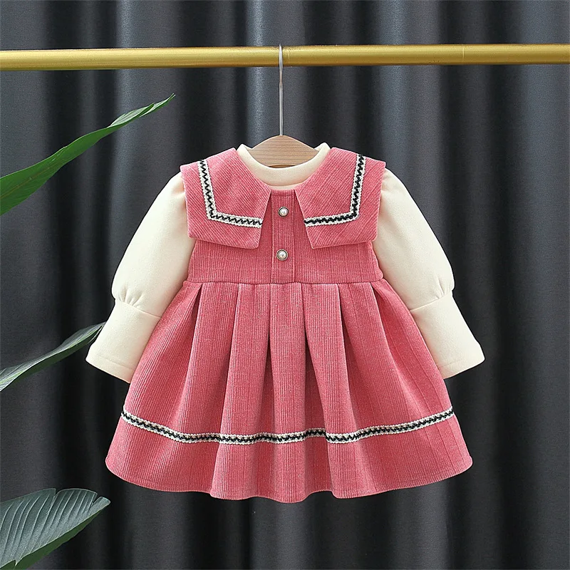 Winter Baby Girls Clothes Outfits Sets Kids Thick Pullover Tops Princess Dress Suits for Girl Clothing 1 Year Birthday Sets
Winter Baby Girls Clothes Outfits Sets Kids Thick Pullover Tops Princess Dress Suits for Girl Clothing 1 Year Birthday Sets