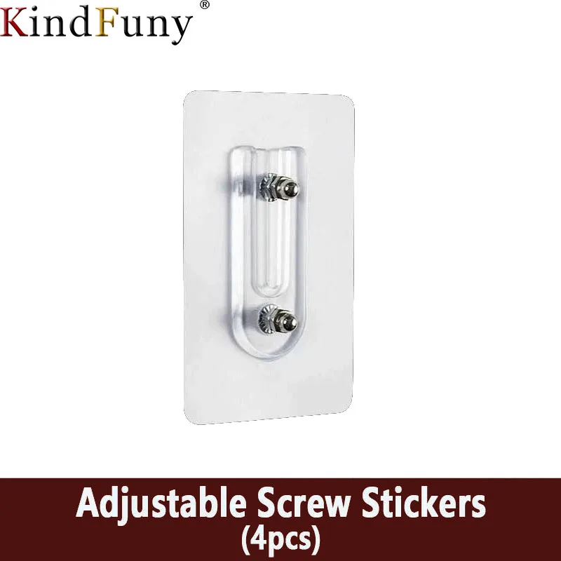 4Pcs Adjustable No-punch Screw Sticker Strong Non-marking Hangers Nail-free Hook Sticky Hooks Strong Load-bearing Screws Sticker
4Pcs Adjustable No-punch Screw Sticker Strong Non-marking Hangers Nail-free Hook Sticky Hooks Strong Load-bearing Screws Sticker