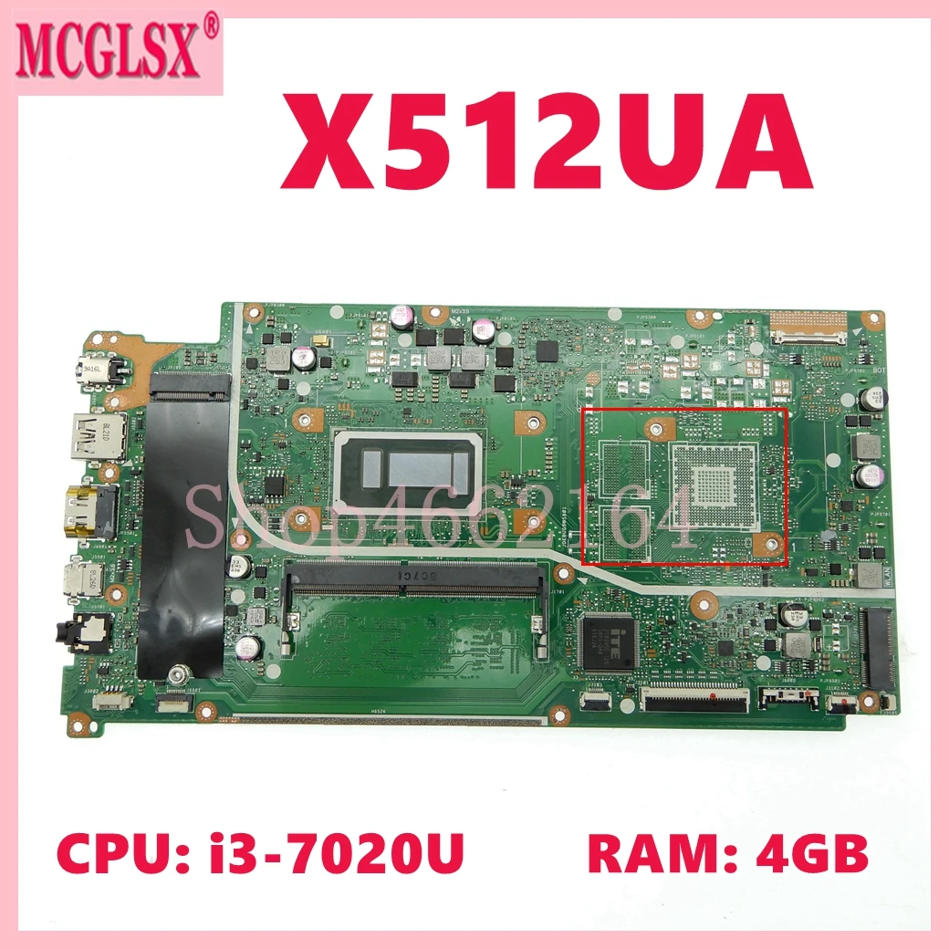Материнская плата для ноутбука X512UA с процессором i3-7020U 4 ГБ-ОЗУ Материнская плата ASUS X512U X512UA X512UB X512UF F512U A512U Y5100U V5000UA
Материнская плата для ноутбука X512UA с процессором i3-7020U 4 ГБ-ОЗУ Материнская плата ASUS X512U X512UA X512UB X512UF F512U A512U Y5100U V5000UA