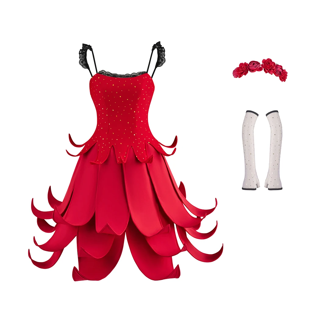 Movie Jack and the Cuckoo Cosplay Costume Acacia Cosplay Red Dress Women Two Piece Suspender Skirt Full Set Halloween
Movie Jack and the Cuckoo Cosplay Costume Acacia Cosplay Red Dress Women Two Piece Suspender Skirt Full Set Halloween