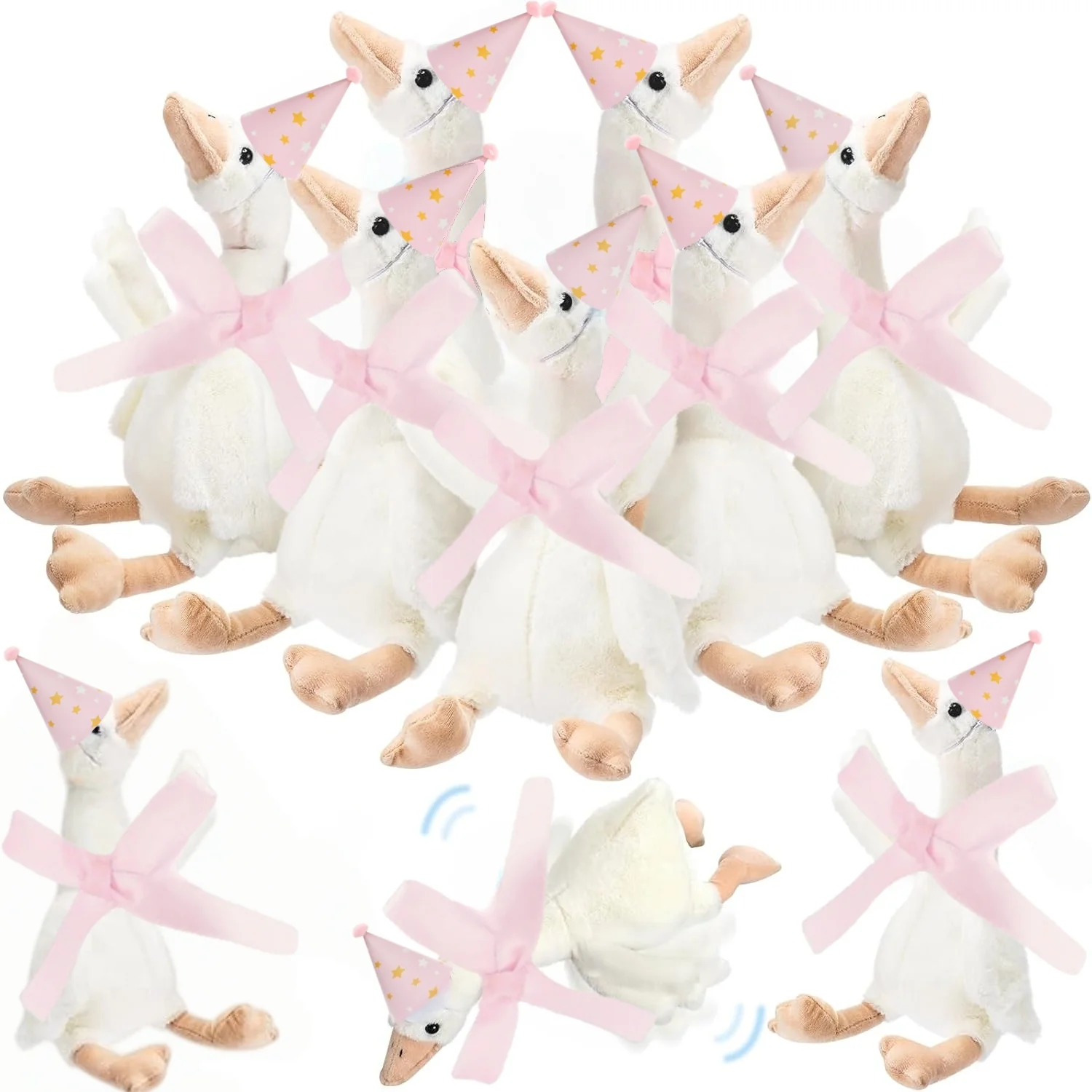 6/12/24Pcs One Silly Goose Adopt a Goose Party Favor 11.8 Inch Plush Goose With Mini Hat Ribbon Baby Shower Birthday Party Gift
6/12/24Pcs One Silly Goose Adopt a Goose Party Favor 11.8 Inch Plush Goose With Mini Hat Ribbon Baby Shower Birthday Party Gift
