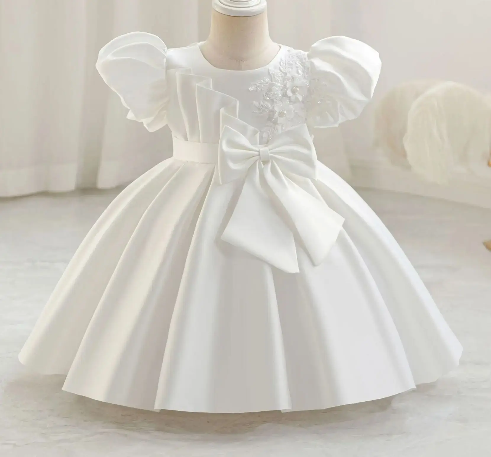 New Baby Girl Party Dress Flower Girl Dresses Puffy Sleeve Kid Pink Clothes 6M- 4 Years
New Baby Girl Party Dress Flower Girl Dresses Puffy Sleeve Kid Pink Clothes 6M- 4 Years