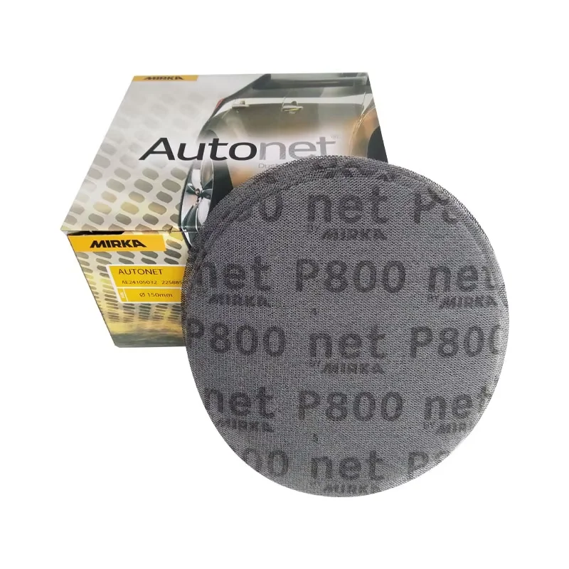 50PCS MIRKA 6 Inch 150 mm Aluminum Oxide Dust-Free And Anti-Blocking Abrasive Sandpaper Mesh Disc Sandpaper Car Surface Sanding 
50PCS MIRKA 6 Inch 150 mm Aluminum Oxide Dust-Free And Anti-Blocking Abrasive Sandpaper Mesh Disc Sandpaper Car Surface Sanding