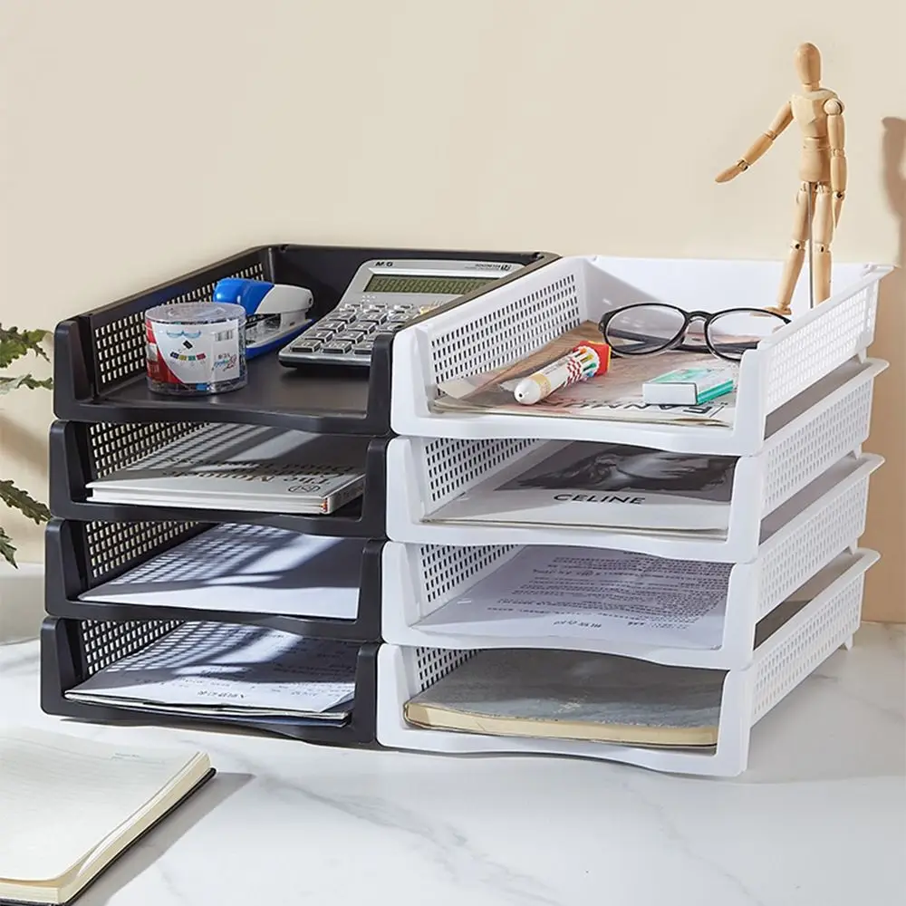 File Box Desktop A4 Document Organizer Stackable Laminated Plastic Papers Rack Storage Tray for Home Office
File Box Desktop A4 Document Organizer Stackable Laminated Plastic Papers Rack Storage Tray for Home Office