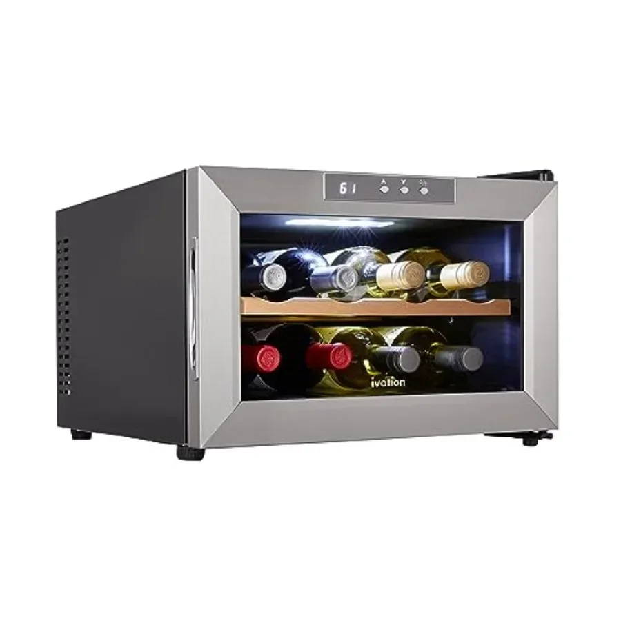Counter Top Thermoelectric Wine Cooler for Red White Wine Red Finish, Digital Temperature Control, Quiet Freestanding Refrigera
Counter Top Thermoelectric Wine Cooler for Red White Wine Red Finish, Digital Temperature Control, Quiet Freestanding Refrigera