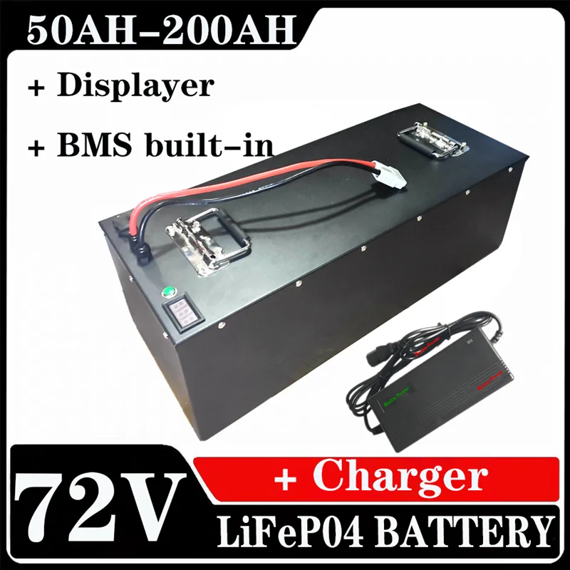 72V 50Ah 60AH 80AH 100AH 120AH 150Ah 200AH LifePo4 литиевая батарея, тележка для гольфа, электромобиль + зарядное устройство
72V 50Ah 60AH 80AH 100AH 120AH 150Ah 200AH LifePo4 литиевая батарея, тележка для гольфа, электромобиль + зарядное устройство