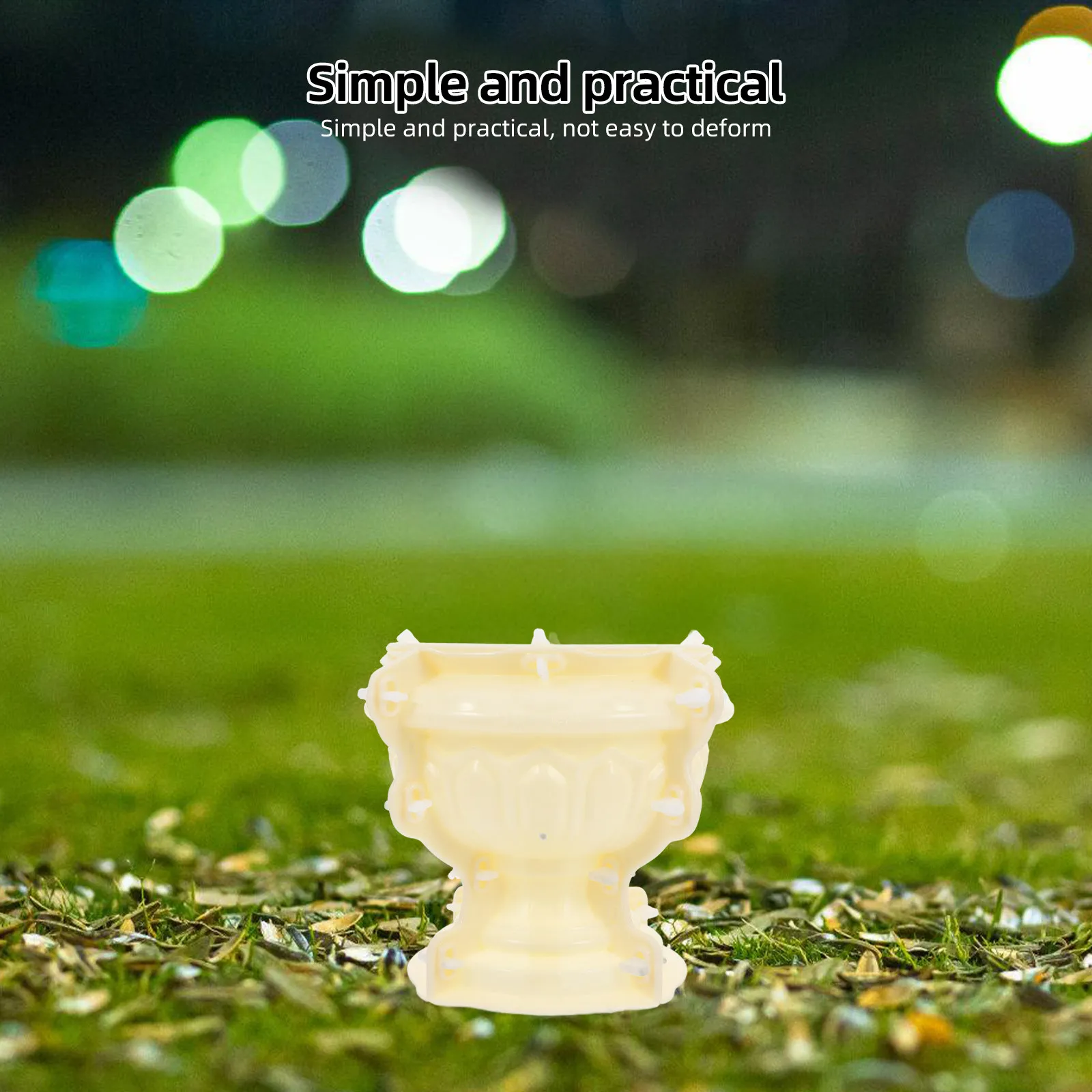 European Style Flower Pot Mold DIY Handcraft Planter Making Kit Thickened Concrete Urn Planter for Desktop Decor
European Style Flower Pot Mold DIY Handcraft Planter Making Kit Thickened Concrete Urn Planter for Desktop Decor