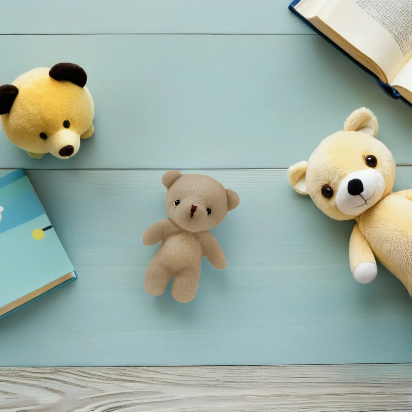 24Pcs Mini Bear Keychain Pendants Sweet Romantic Atmosphere Soft Touch PP Cotton Filled Versatile Hanging Decor for Keys Bags
24Pcs Mini Bear Keychain Pendants Sweet Romantic Atmosphere Soft Touch PP Cotton Filled Versatile Hanging Decor for Keys Bags