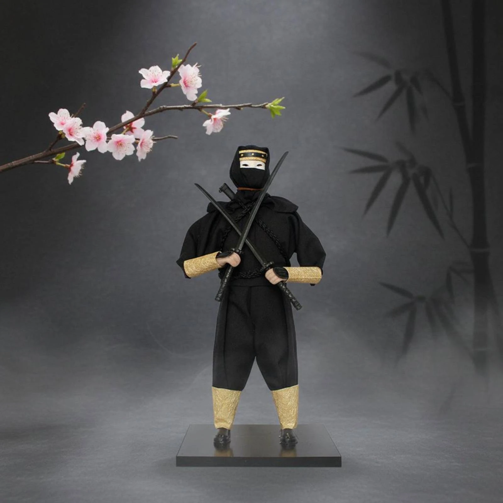 Textile-Covered Stealth Warrior Doll Gold Trim Stealth Warrior Doll Figurine Decor Item Rectangular Base 30 Cm Tall
Textile-Covered Stealth Warrior Doll Gold Trim Stealth Warrior Doll Figurine Decor Item Rectangular Base 30 Cm Tall