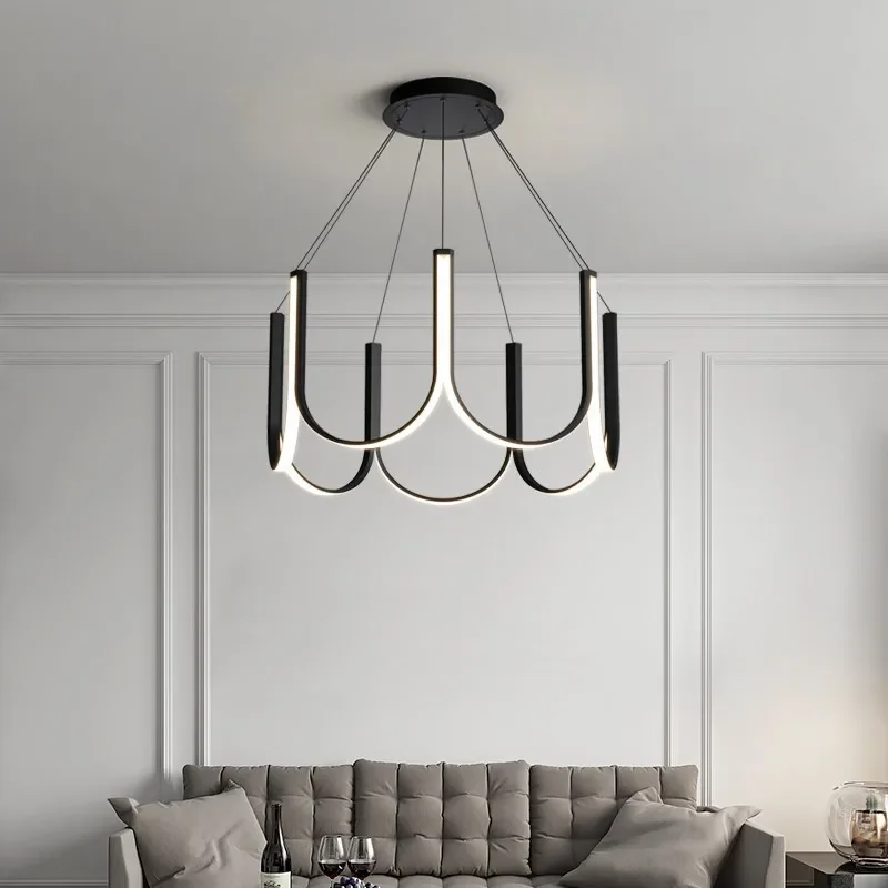 New Designer U Shape Dining Room Chandelier Kitchen Island Suspension LED Indoor Lighting Aluminium Hanglamp Light Fixtures
New Designer U Shape Dining Room Chandelier Kitchen Island Suspension LED Indoor Lighting Aluminium Hanglamp Light Fixtures