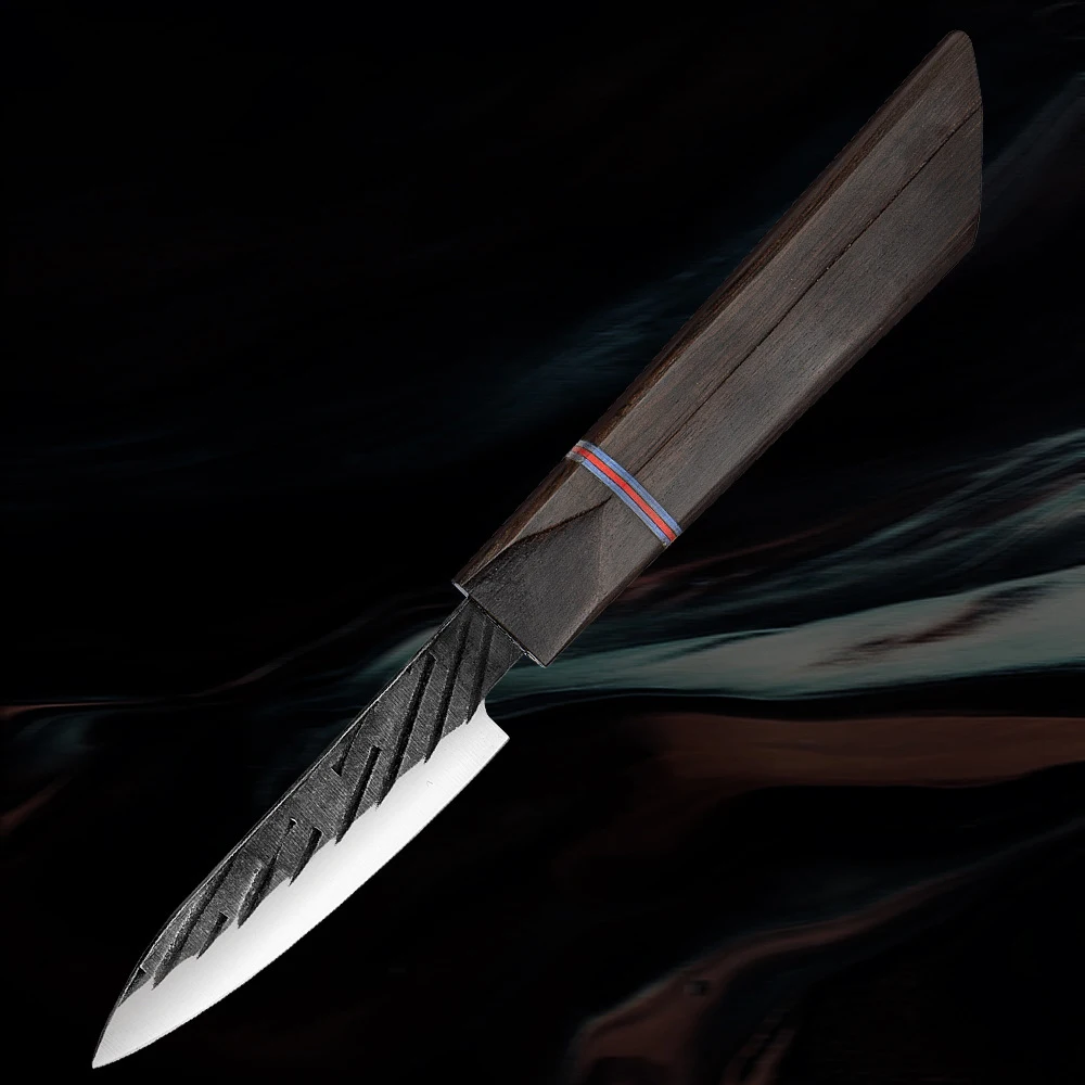 WILDMOK 3.5" Inch High Carbon Steel Hand Forged Kitchen & Fruit Knife - Ebony Octagonal Handle & Fruit Knife
WILDMOK 3.5" Inch High Carbon Steel Hand Forged Kitchen & Fruit Knife - Ebony Octagonal Handle & Fruit Knife