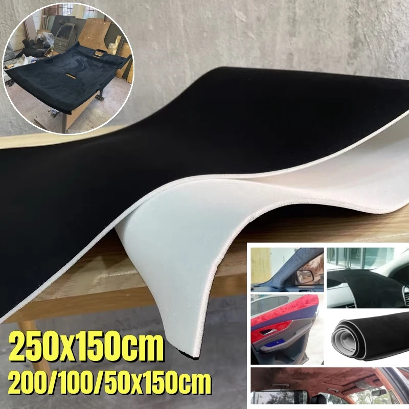 Auto Roof Lining Headliner Fabric Suede Foam for Car Interior & Upholstery Material Auto Roof Lining Repair Replacement Fabric
Auto Roof Lining Headliner Fabric Suede Foam for Car Interior & Upholstery Material Auto Roof Lining Repair Replacement Fabric