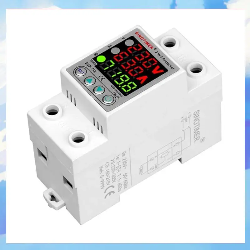 SINOTIMER 220 В Регулировка напряжения Реле защиты от пониженного напряжения Предел перегрузки тока Ваттм КВтч Счетчик энергии Счетчик мощности-[A2
SINOTIMER 220 В Регулировка напряжения Реле защиты от пониженного напряжения Предел перегрузки тока Ваттм КВтч Счетчик энергии Счетчик мощности-[A2