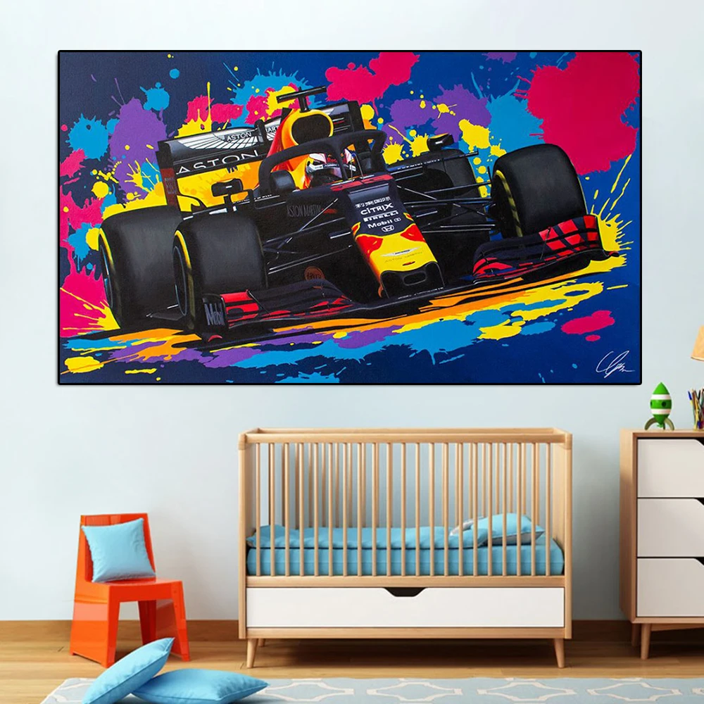 Equations 1 Race Car Graffiti Art Poster F1 Supercar Colorful Canvas Painting Wall Art Picture Living Room Home Decoration Gift
Equations 1 Race Car Graffiti Art Poster F1 Supercar Colorful Canvas Painting Wall Art Picture Living Room Home Decoration Gift