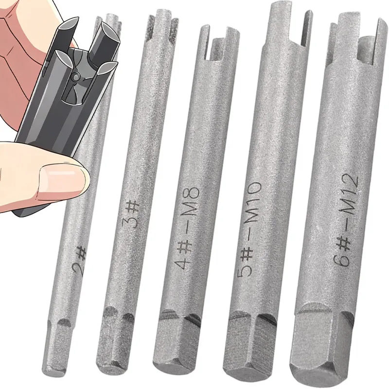 M4-M12 Steel Screw Tap Extractor Broken Head Taps Remover Stripped Screw Tap Extractor Set Drill Bits Screw Remover Tool
M4-M12 Steel Screw Tap Extractor Broken Head Taps Remover Stripped Screw Tap Extractor Set Drill Bits Screw Remover Tool
