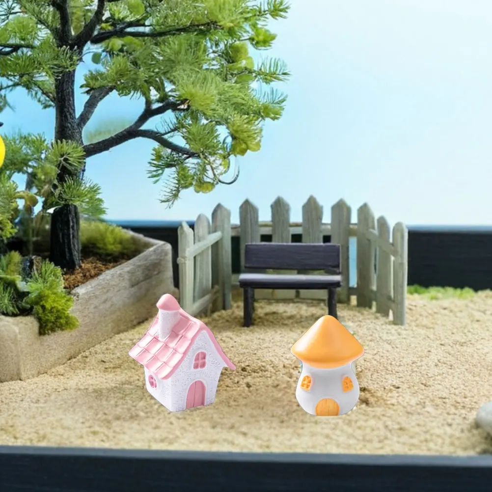 4 Pcs Small Landscape Ornaments Decors House Statue Garden Decoration Bonsai Micro Statuette
4 Pcs Small Landscape Ornaments Decors House Statue Garden Decoration Bonsai Micro Statuette