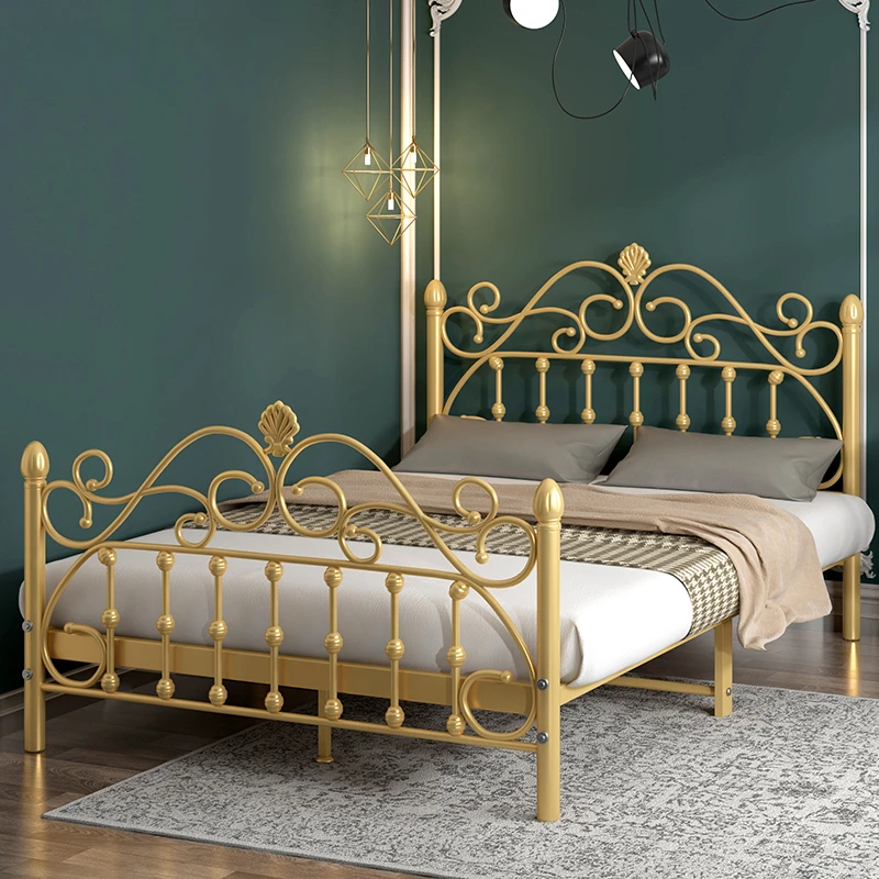 Postmodern Iron European Bed Trendy Quality Minimalist Modern Princess Bedroom Bed Korean Letto Matrimoniale Trendy Furniture
Postmodern Iron European Bed Trendy Quality Minimalist Modern Princess Bedroom Bed Korean Letto Matrimoniale Trendy Furniture