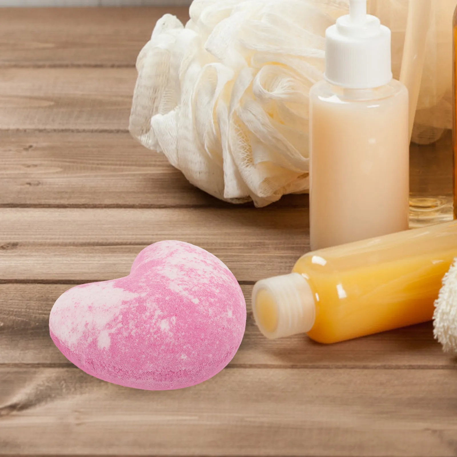 Heart Bath Salt Ball Plant Essence Formula Long Lasting Fragrance Comfortable Bath Shower Tablets Women
Heart Bath Salt Ball Plant Essence Formula Long Lasting Fragrance Comfortable Bath Shower Tablets Women