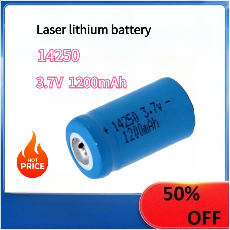14250 3.7V 1200mAh Rechargeable Lithium Battery Charger for Camera Walkie talkie Smoke alarm Infrared laser sight Walkmans Toy
14250 3.7V 1200mAh Rechargeable Lithium Battery Charger for Camera Walkie talkie Smoke alarm Infrared laser sight Walkmans Toy
