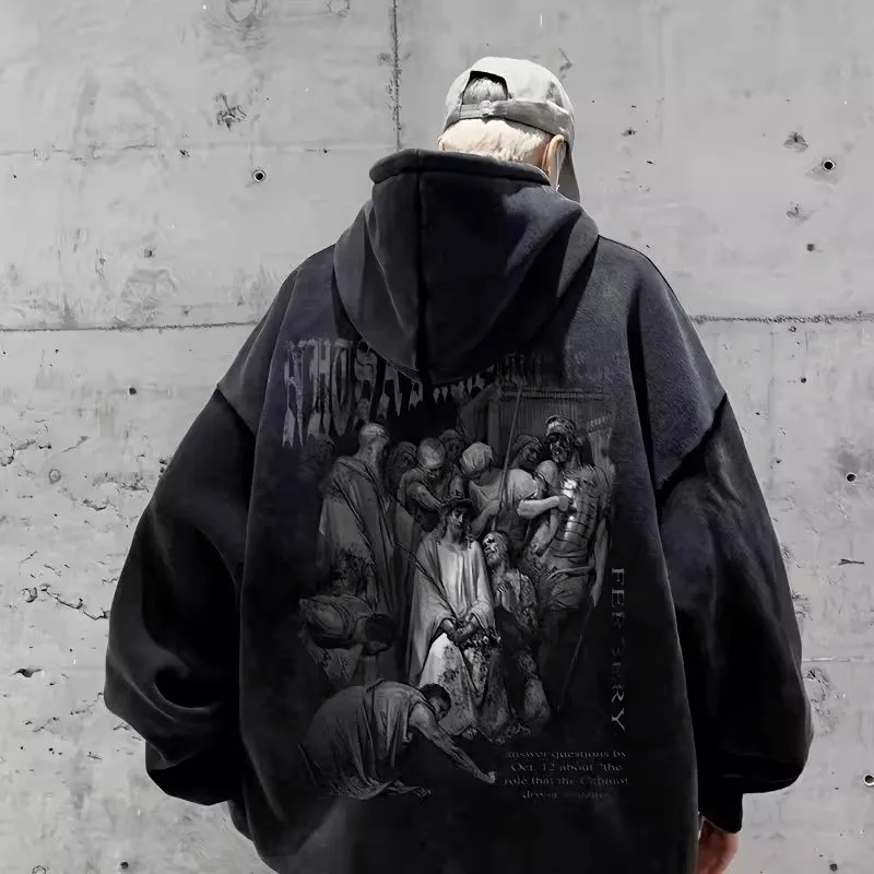 Large Size 300 Pou American Retro Print Hoodie Men's Autumn Winter Loose Waed Jaet 2 Youth Trendy Anti-Wrinkle Wear-re...
Large Size 300 Pou American Retro Print Hoodie Men's Autumn Winter Loose Waed Jaet 2 Youth Trendy Anti-Wrinkle Wear-re...
