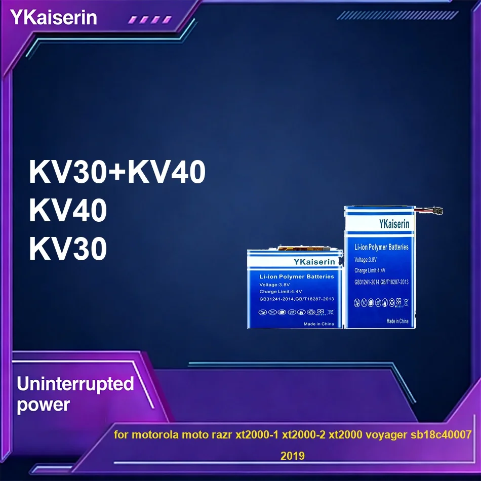 Аккумулятор для мобильного телефона Motorola Moto Razr XT2000-1 XT2000-2 XT2000 Voyager sb18c40007 2019 KV30+KV40 KV40 KV30 1600-1650 мАч
Аккумулятор для мобильного телефона Motorola Moto Razr XT2000-1 XT2000-2 XT2000 Voyager sb18c40007 2019 KV30+KV40 KV40 KV30 1600-1650 мАч