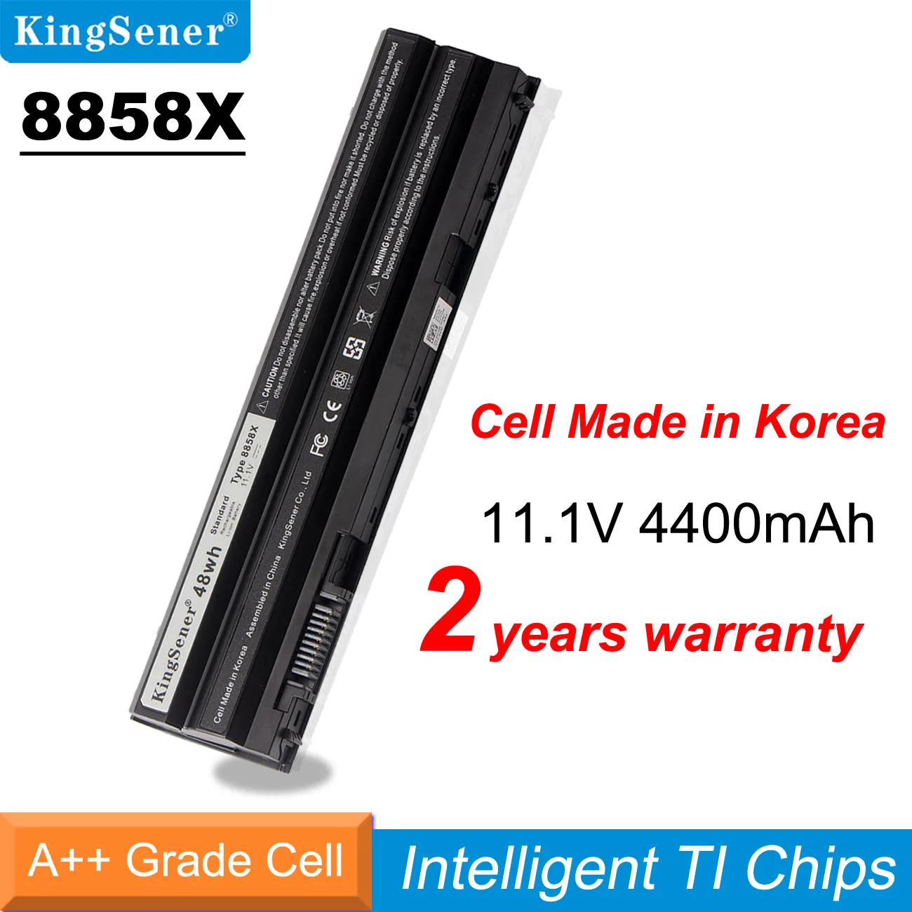 Аккумулятор KingSener Korea Cell 8858X для ноутбука DELL Inspirion 15 5520 7720 7520 5720 5420 5425 5525 451-11695 10,8 В 48 Вт/ч
Аккумулятор KingSener Korea Cell 8858X для ноутбука DELL Inspirion 15 5520 7720 7520 5720 5420 5425 5525 451-11695 10,8 В 48 Вт/ч