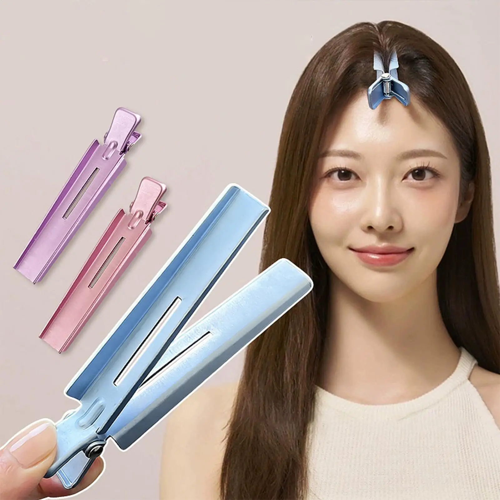 Duckbill Metal Hair Clips No-Trace Long Mouth Hairdressing Tool for Girls Women Wife Girlfriend Home Outdoor Makeup Face Washing
Duckbill Metal Hair Clips No-Trace Long Mouth Hairdressing Tool for Girls Women Wife Girlfriend Home Outdoor Makeup Face Washing