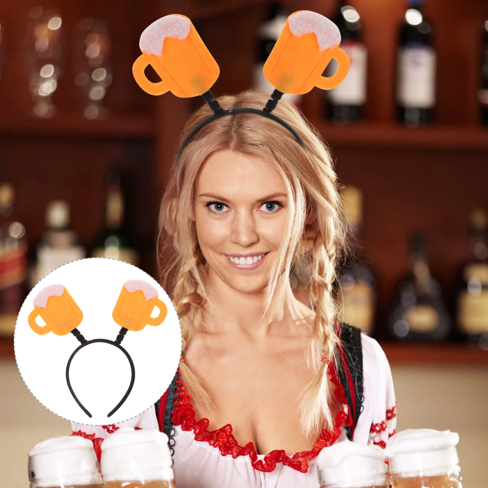 2 pcs Beer Headbands For Women Oktoberfest Party Yellow Hairbands Cloth Head Boppers Non Slip Comfortable Party Headdress Tiki
2 pcs Beer Headbands For Women Oktoberfest Party Yellow Hairbands Cloth Head Boppers Non Slip Comfortable Party Headdress Tiki