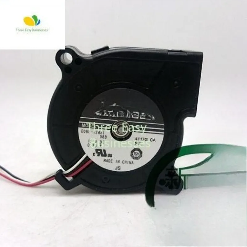 Original D06F-12BS1 08B 60*60*25 12V 0.33A 3 wire double ball projector fan
Original D06F-12BS1 08B 60*60*25 12V 0.33A 3 wire double ball projector fan